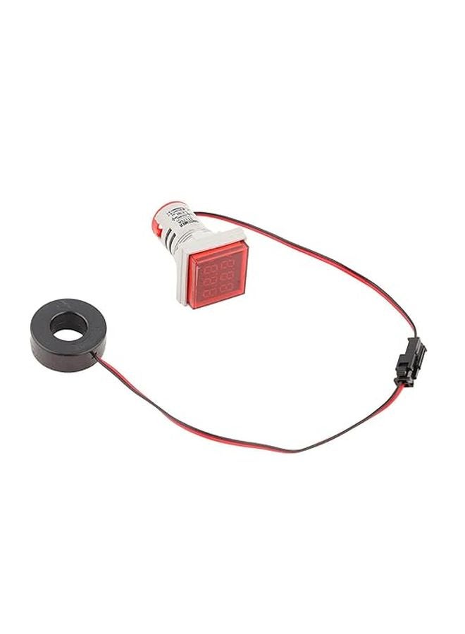 Zerodis Clear Display LED Voltmeter Indicator 0 100A Meter Small Exquisite Wide Range Red - Image 1