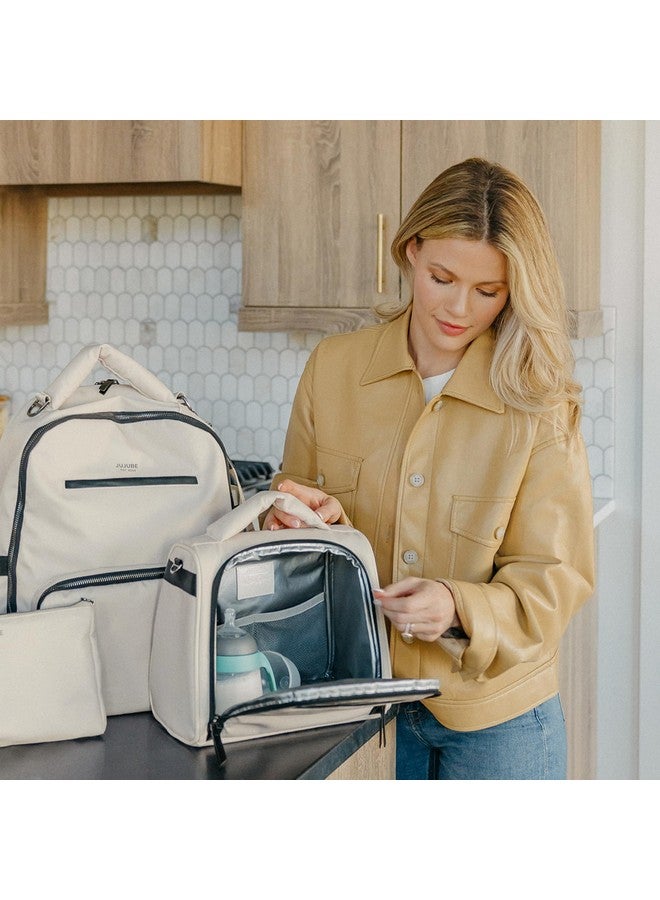 JuJuBe JuJuBe x Witney Carson - New Insulated Bottle Bag, Breastmilk Storage Bag for Baby Bottles, Travel Insulated Lunch Bag or Cooler Bag with Waterproof Lining for Nursing, Milk, Food, Snacks, Cloud - Image 4