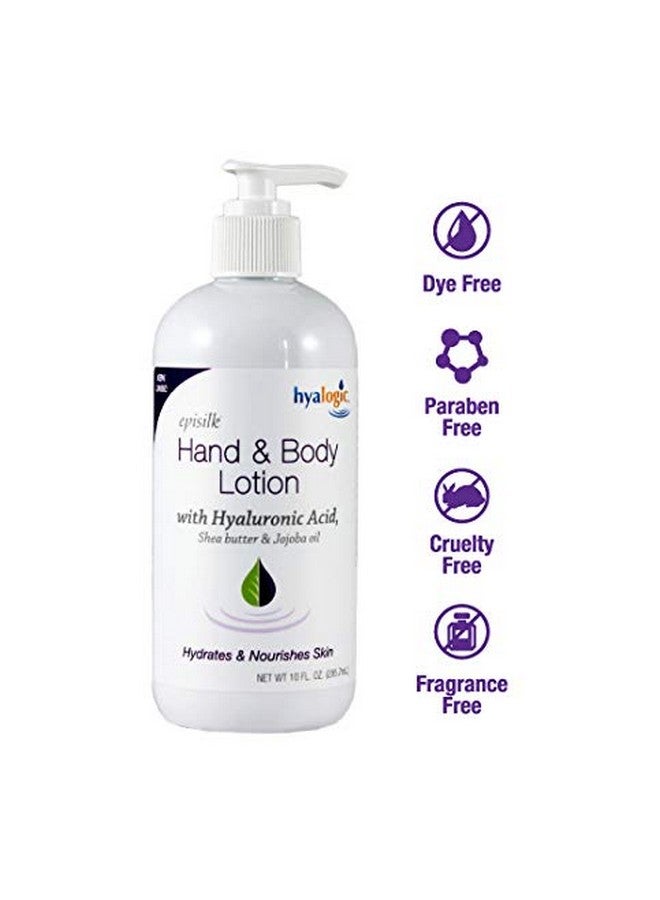 Hyalogic Episilk Hand & Body Lotion - Great Body & Hand Lotion with Hyaluronic Acid - Shea Butter & Jojoba Oil Skin Care Lotion for Men & Women (10oz) - Image 4