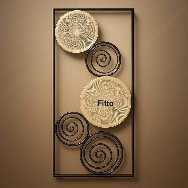 Fitto Sleek Linear Metal Wall Accent 30x4x80cm - Modern Decorative Wall Art for Home & Office - Image 2