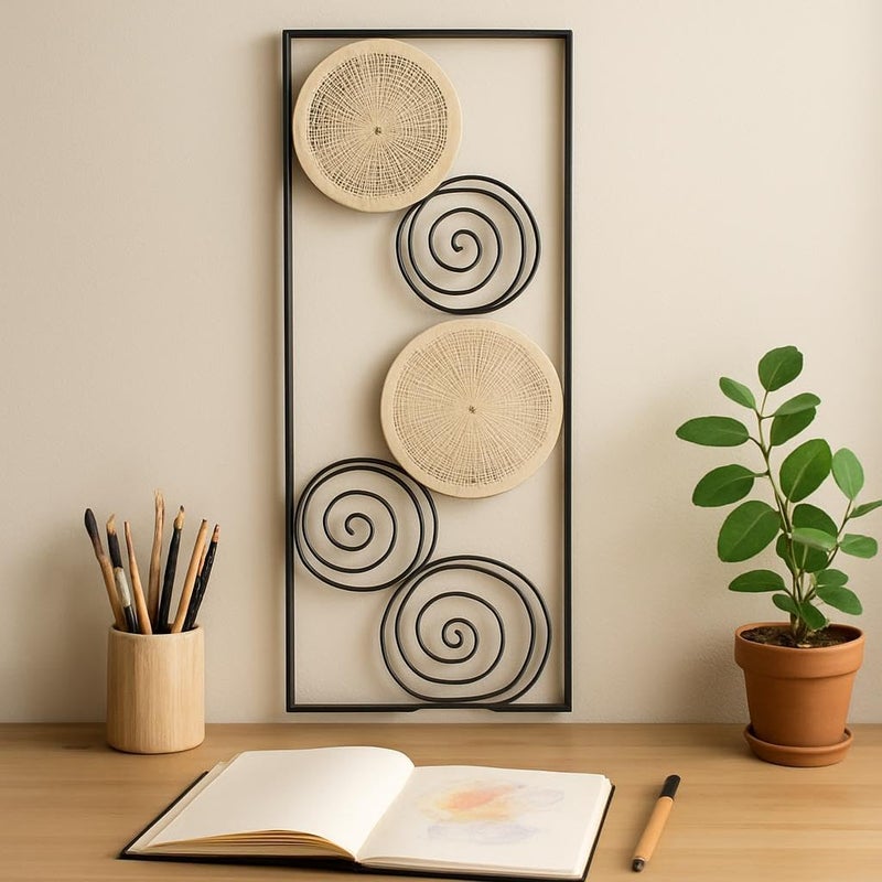 Fitto Sleek Linear Metal Wall Accent 30x4x80cm - Modern Decorative Wall Art for Home & Office - Image 1