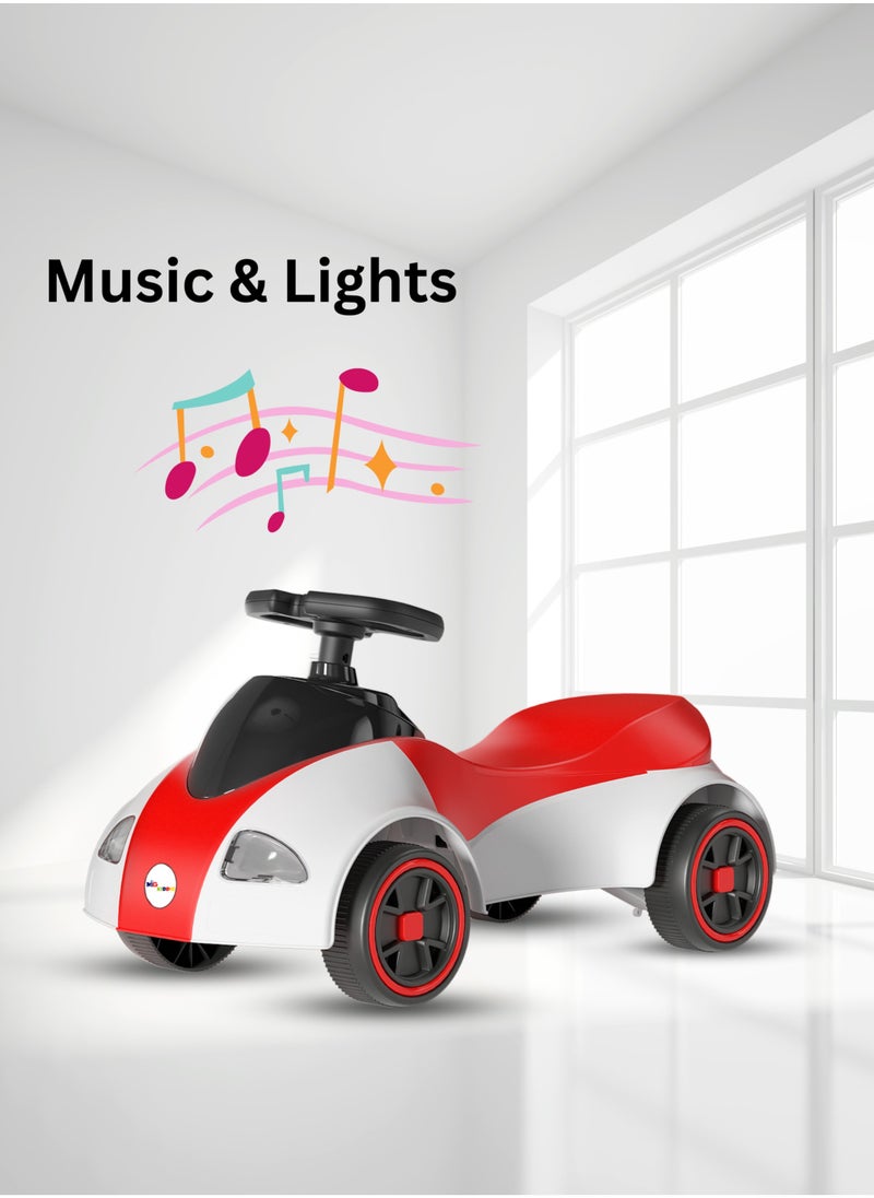 High-Quality Swing Car | Music & LED Lights, Swing, and Twist Car | Whisper Tires & New Functions | Vehicle for Children Aged 2-5 Years, Red White - pzsku/ZFD2967DC659913C4334DZ/45/_/1734349799/b49d3364-07b4-4e57-ab28-734f701119ff