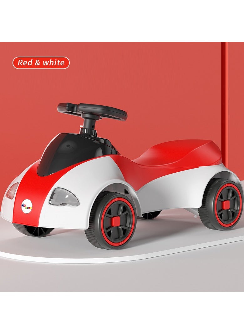 High-Quality Swing Car | Music & LED Lights, Swing, and Twist Car | Whisper Tires & New Functions | Vehicle for Children Aged 2-5 Years, Red White - pzsku/ZFD2967DC659913C4334DZ/45/_/1734349838/100a36f5-ae79-42aa-9a4c-d1a1ea356e64