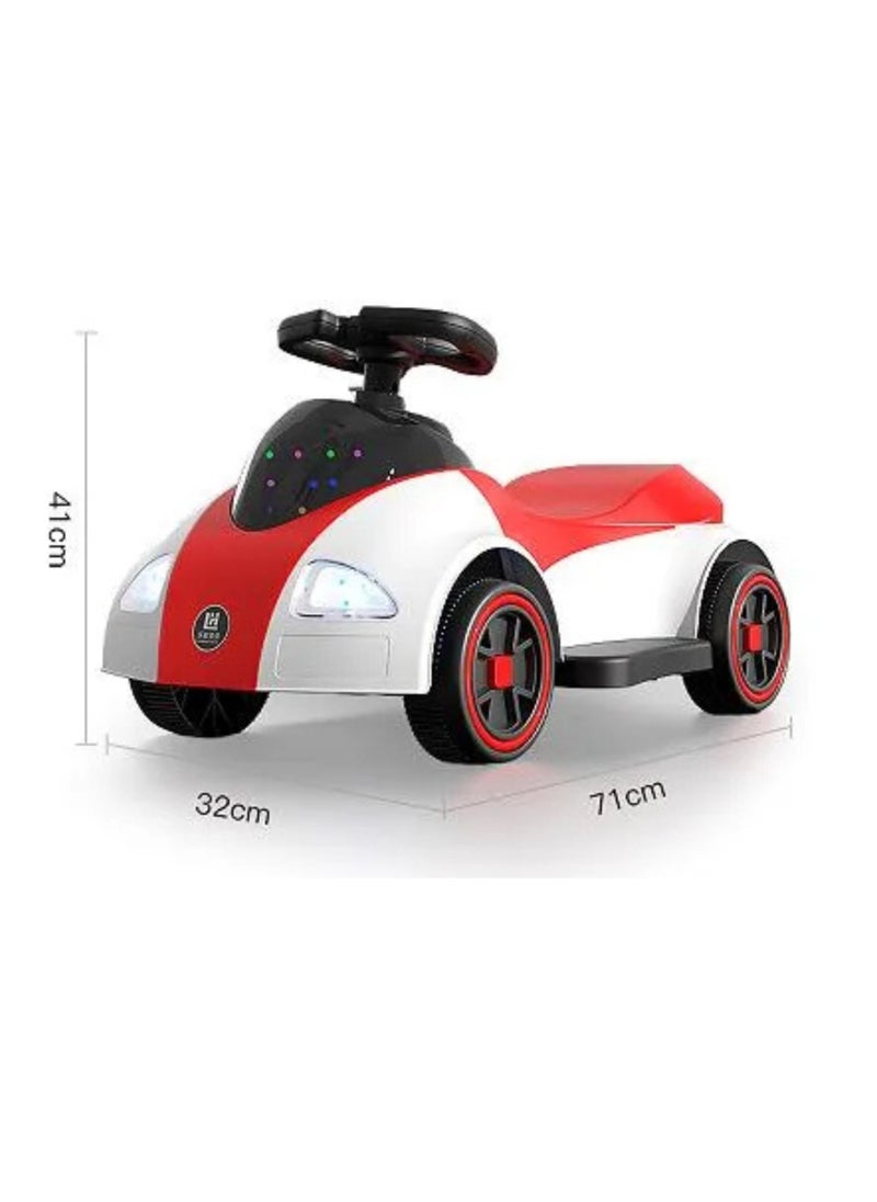 High-Quality Swing Car | Music & LED Lights, Swing, and Twist Car | Whisper Tires & New Functions | Vehicle for Children Aged 2-5 Years, Red White - pzsku/ZFD2967DC659913C4334DZ/45/_/1734349950/cfe6a55a-65bf-401e-81d6-77fde6ce9980