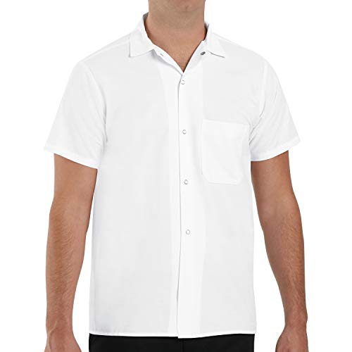 Chef Designs Red Kap Chef DesignsCook Shirt , White, Short Sleeve 4X-Large - Image 5