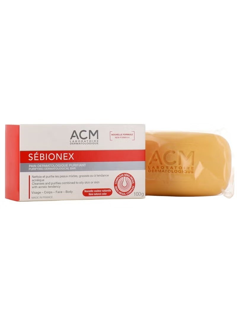 AMC ACM Laboratoire Dermatologique Sebionex Purifying Dermatological Bar 100g