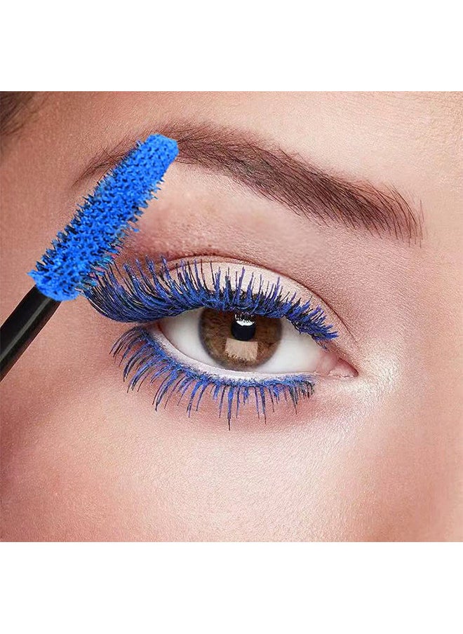 Vibely - Lake Blue Mascara Eye Makeup Colored Mascara Waterproof Fast Dry Eyelashes Volumizing Lengthening Eye Lashes No Smudging - No Clumping - Image 1
