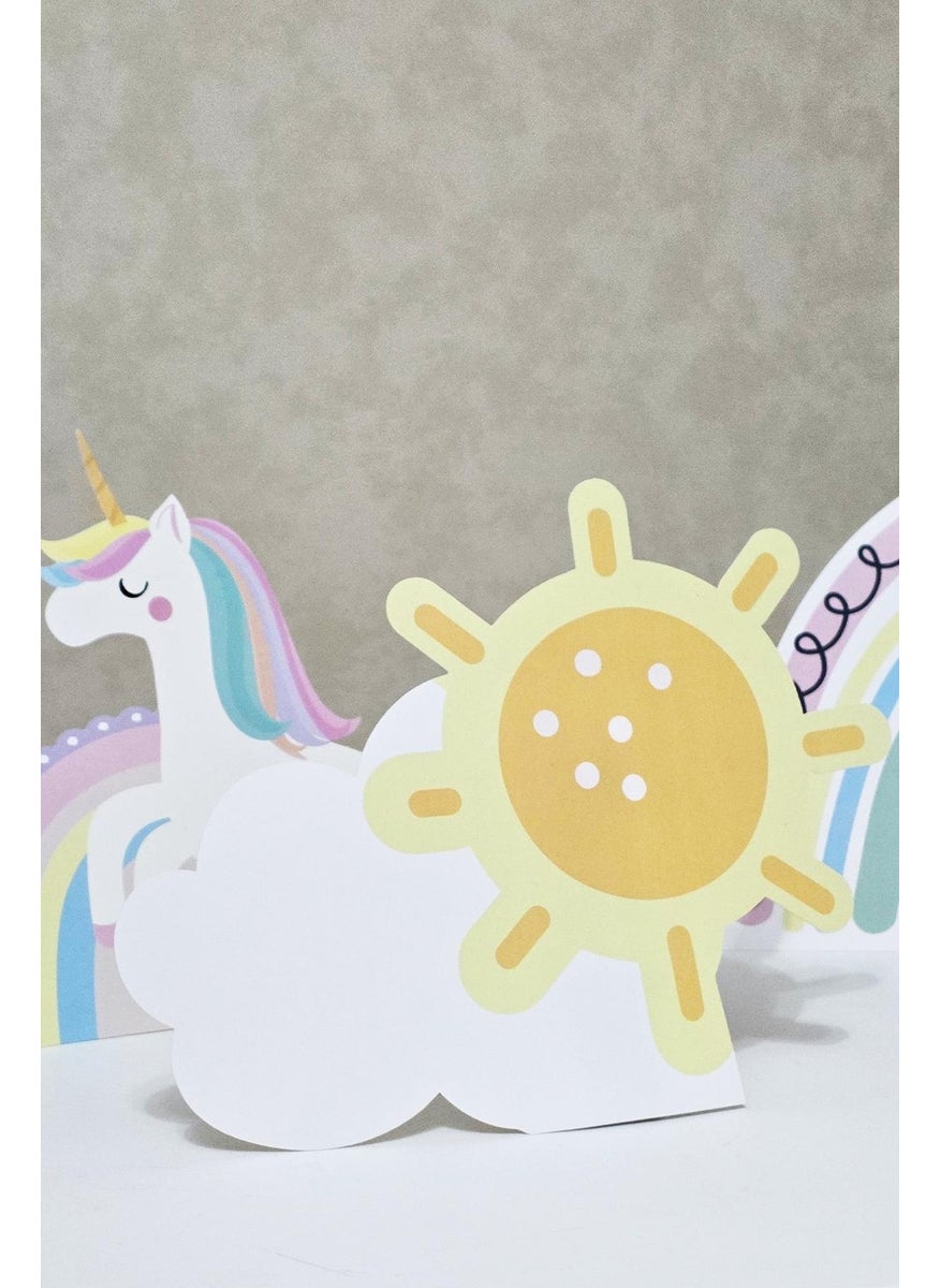 Rainbow Unicorn Theme Standing Board Set Rainbow Concept Birthday Table Top Boards - pzsku/ZFD29AF100FA29368A623Z/45/_/1730917269/ea61f7f8-e430-4b46-b116-f398a3b6461d