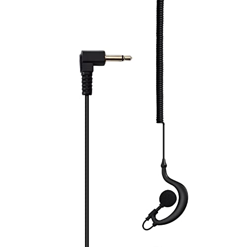 HYS TC-617 G Shape Soft Ear Hook Earpiece Headset - 3.5mm Plug Listen Only Ham Radio Earpiece/Headset for Motorola Icom Transceivers - Image 4
