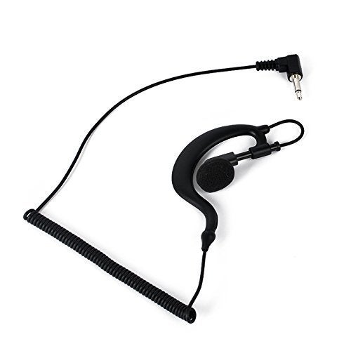 HYS TC-617 G Shape Soft Ear Hook Earpiece Headset - 3.5mm Plug Listen Only Ham Radio Earpiece/Headset for Motorola Icom Transceivers - Image 2