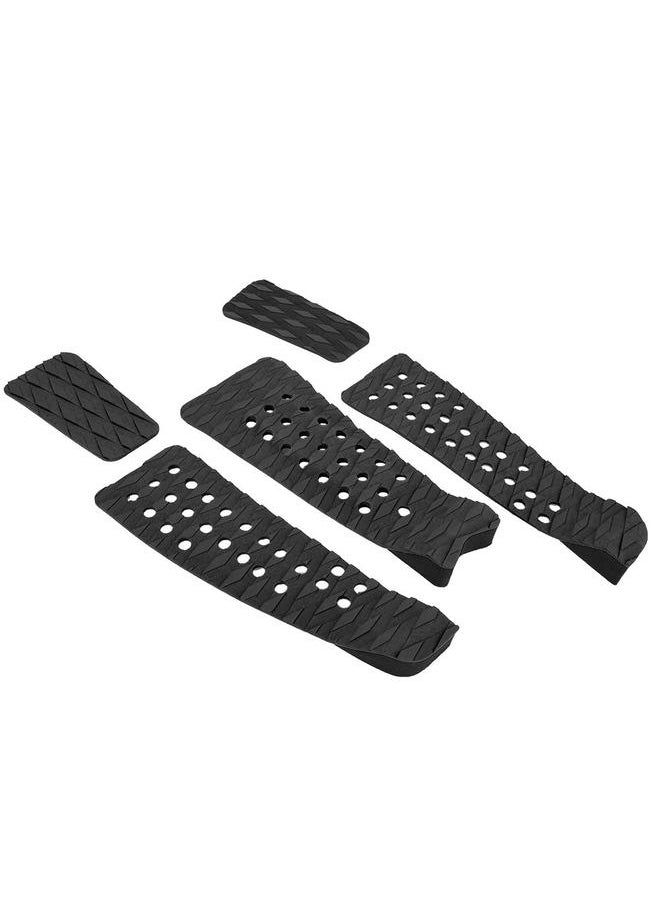 Thoraya 5PCS Durable EVA Anti slip Surfboard Yacht Boat Traction Pad Grip Mat Decoration(Black)  - Image 2