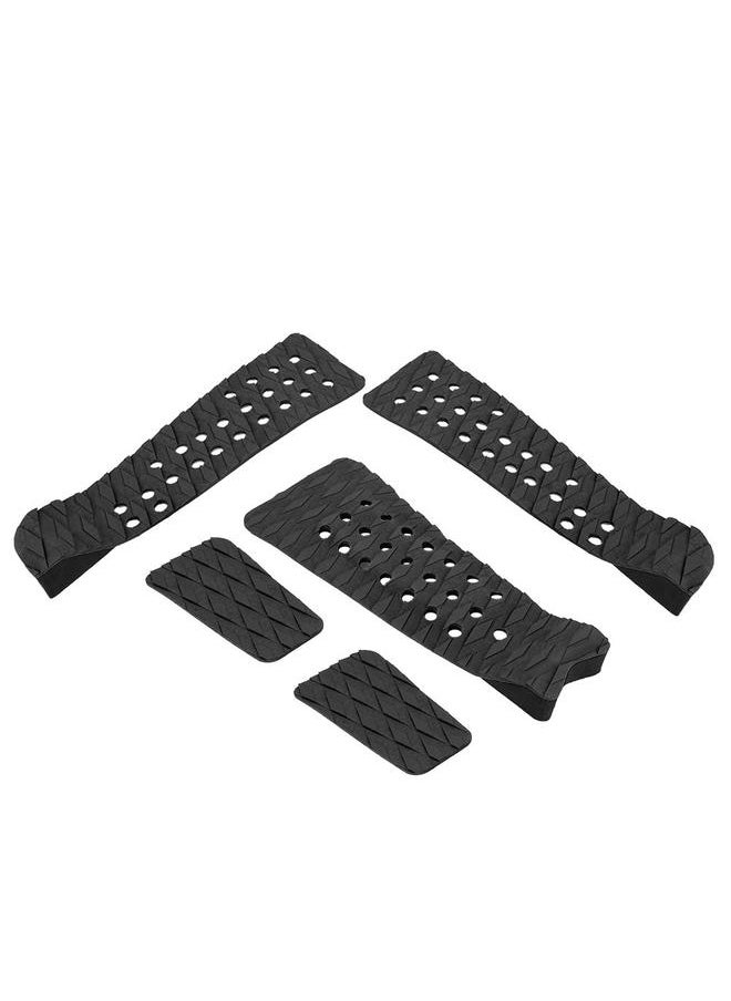 Thoraya 5PCS Durable EVA Anti slip Surfboard Yacht Boat Traction Pad Grip Mat Decoration(Black)  - Image 3