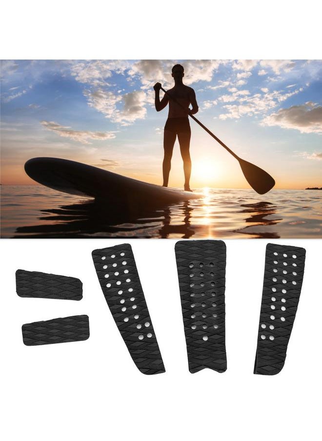Thoraya 5PCS Durable EVA Anti slip Surfboard Yacht Boat Traction Pad Grip Mat Decoration(Black)  - Image 5