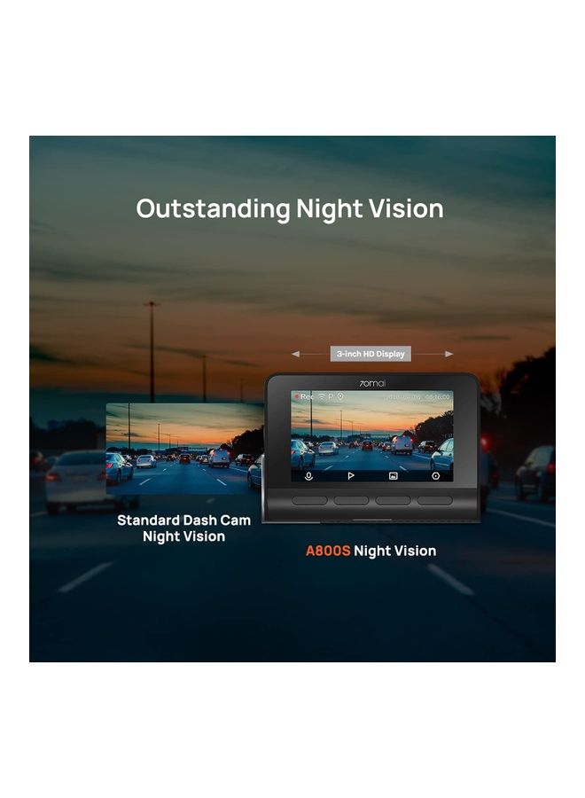 70mai Dash Cam A800S + Rear Cam Set - view 3