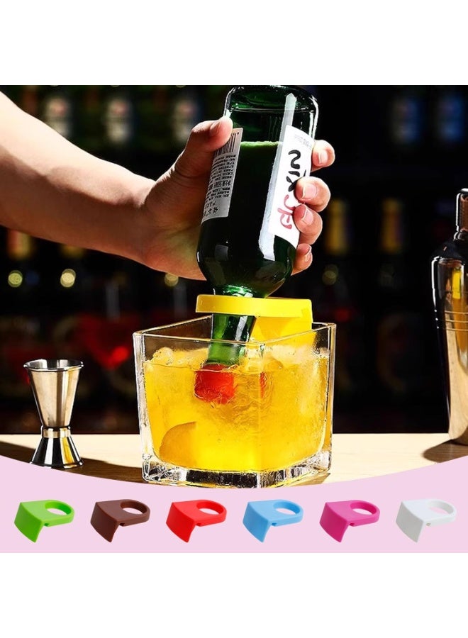 14 PCS Bottle Buckle Wine Glass Clip Holders, Colorful Beer Snap Cocktail Bottle Clips for Home Birthday Wedding Party, Wine Glass Bathroom (Colorful) - Image 5