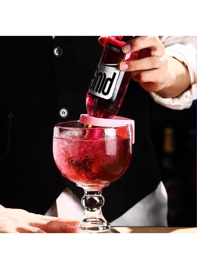 14 PCS Bottle Buckle Wine Glass Clip Holders, Colorful Beer Snap Cocktail Bottle Clips for Home Birthday Wedding Party, Wine Glass Bathroom (Colorful) - Image 4