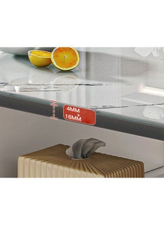 keke Multifunctional Modern Living Room Coffee Table With Drawer and 4mm thickened Glass Top  - Image 5