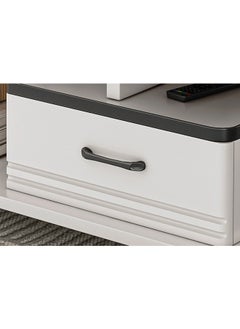 keke Multifunctional Modern Living Room Coffee Table With Drawer and 4mm thickened Glass Top  - Image 4