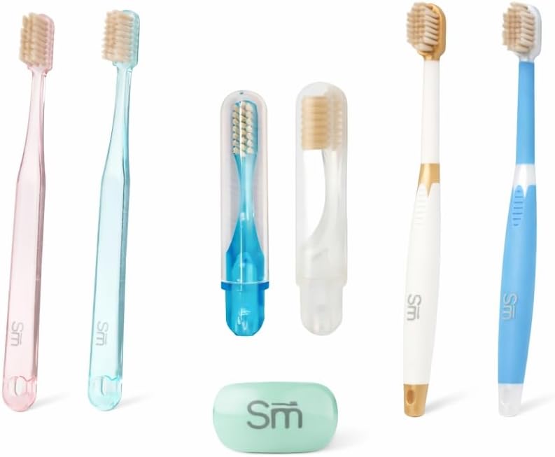 Bkj Miswak Smart Brush Suitable for Different Families No Need Toothpaste, Soft and Dense Bristles Toothbrush No Toothpaste Needed Silica Miswak Extract Odorless (Small Family) - Image 1