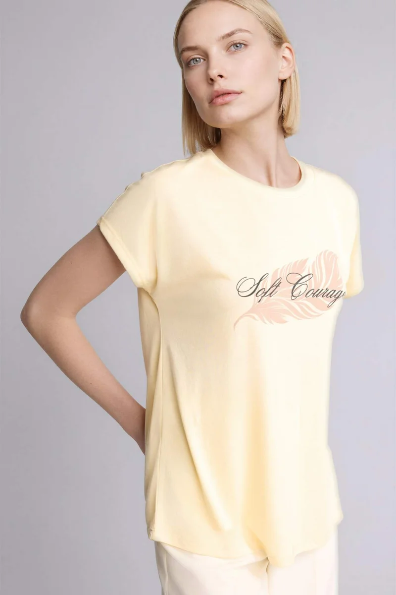 ديفاكتو Crew Neck Printed Short Sleeve T-Shirt