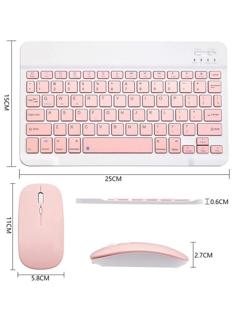 ELTRAZONE Wireless Keyboard Mouse Set for Apple iPad iPhone iOS 13 - Image 2