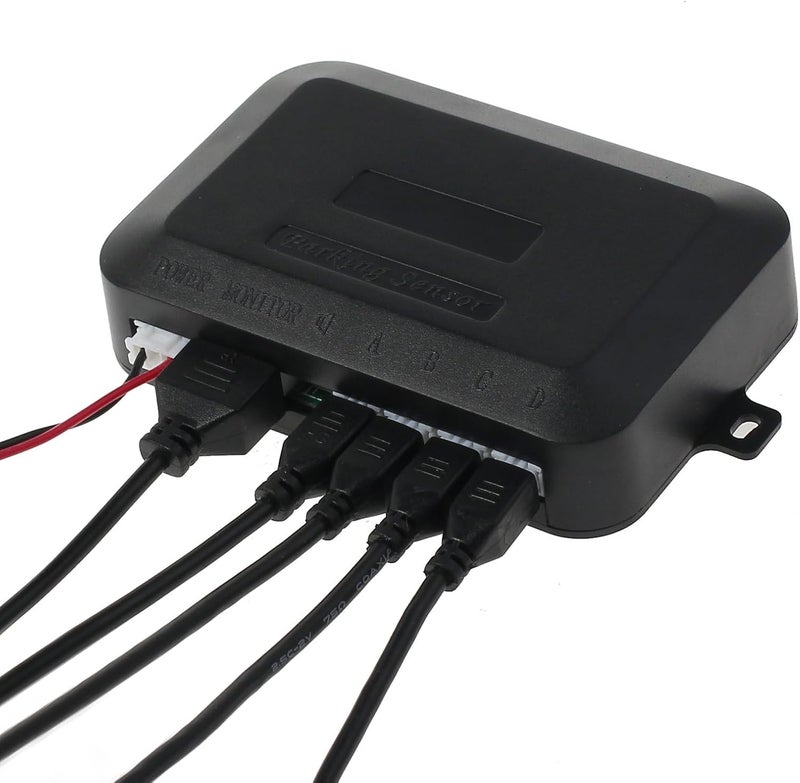 أوتو يوتيليت مجموعة حساسات الركن الخلفي للسيارة ، 4 حساسات مع جرس إنذار صوتي وشاشة LED، 12 فولت تيار مستمر - Image 4