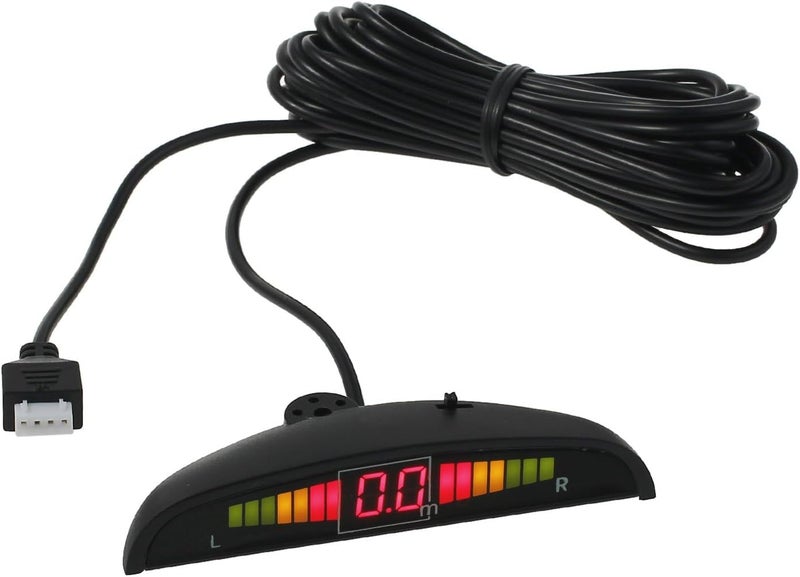 أوتو يوتيليت مجموعة حساسات الركن الخلفي للسيارة ، 4 حساسات مع جرس إنذار صوتي وشاشة LED، 12 فولت تيار مستمر - Image 3