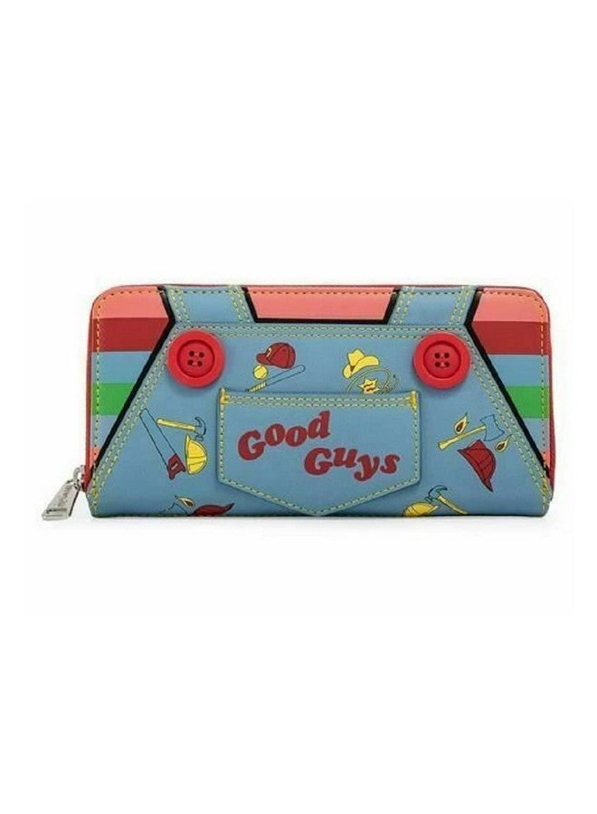 Loungefly Childs Play Chucky Good Guys Doll Cosplay Zip Around Wallet Licensed - Image 1