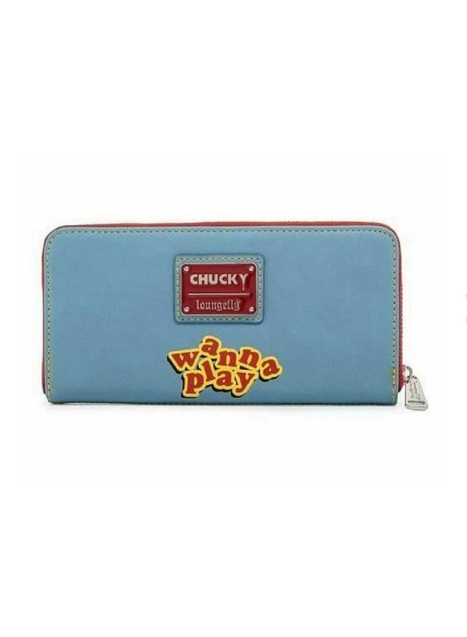 Loungefly Childs Play Chucky Good Guys Doll Cosplay Zip Around Wallet Licensed - Image 3