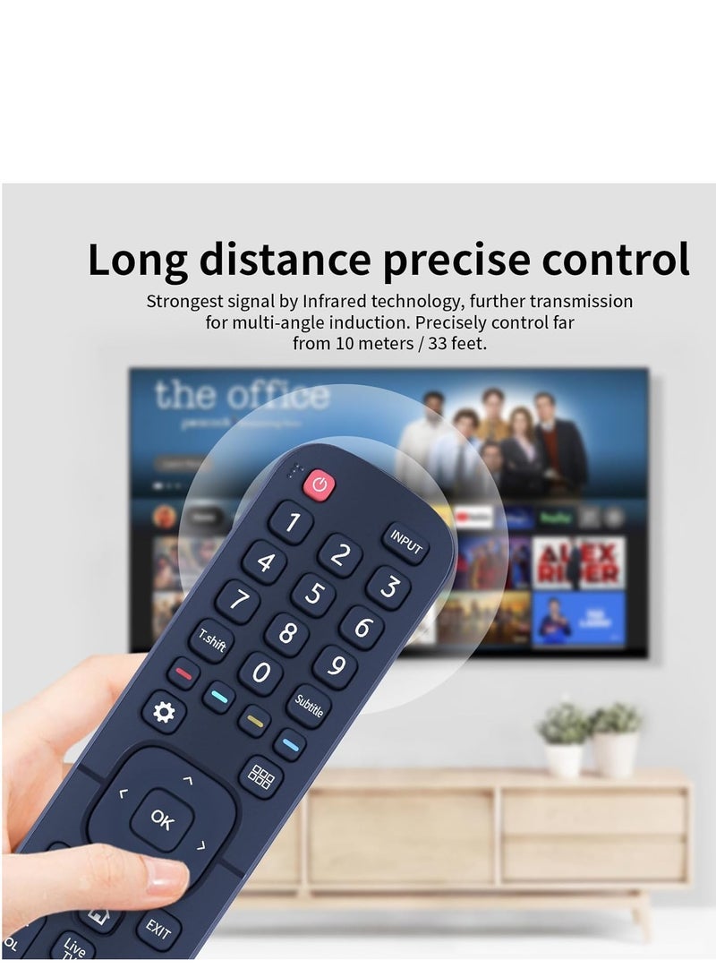 PopZa EN2B27 Remote Control Replacement for Hisense Television RC3394402 / 01 3139 238 29621 EN2B27 - Image 4