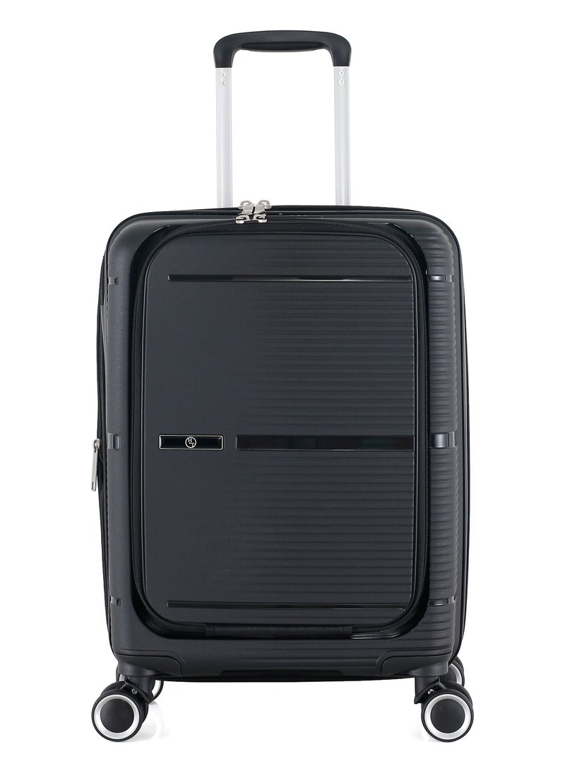 H.T Luggage Bag, Hard Case Polypropylene (PP) Material, 8x360 Degree Rotation Spinner Wheels, Matching Color Suitcases, Expandable Trolley Bag, Telescopic Handle, TSA Lock, SKU 13627 - Image 3