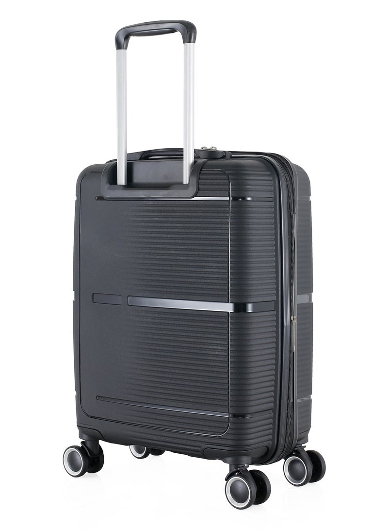 H.T Luggage Bag, Hard Case Polypropylene (PP) Material, 8x360 Degree Rotation Spinner Wheels, Matching Color Suitcases, Expandable Trolley Bag, Telescopic Handle, TSA Lock, SKU 13627 - Image 5
