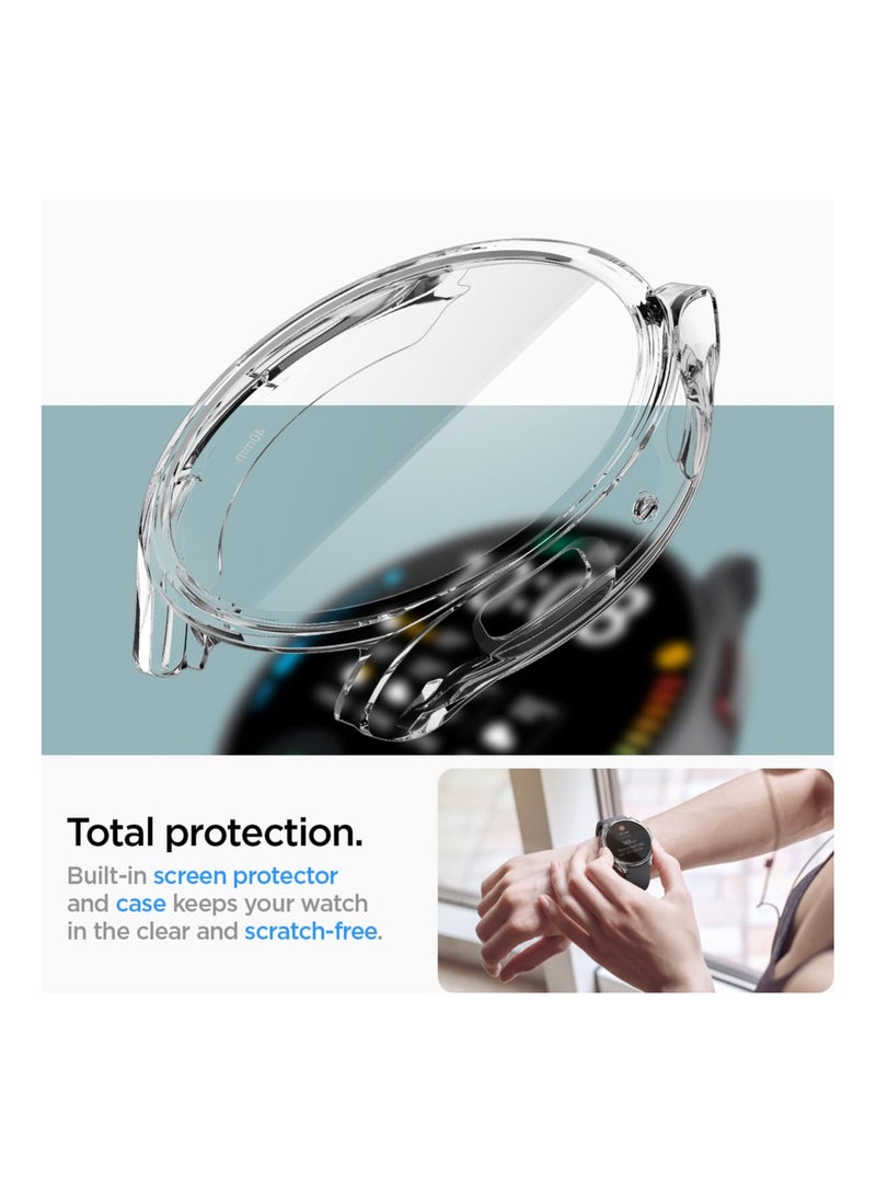 غطاء حماية للشاشة فائق الهجين مصمم لساعة سامسونج جالاكسي 6 (40 ملم) - شفاف كريستالي - Image 5