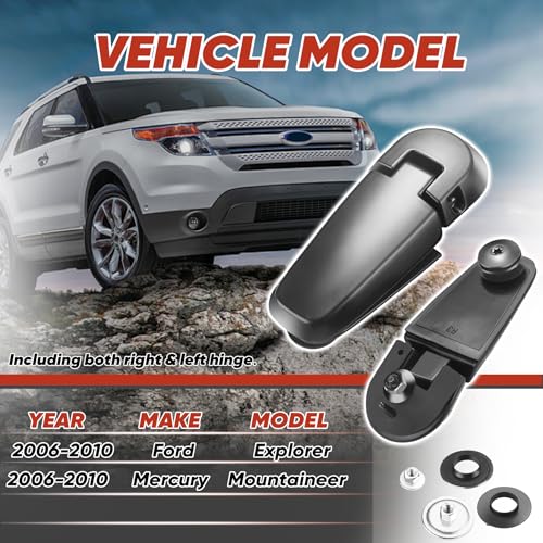 Amumu Rear Window Glass Hinge Right and Left Liftgate Window Hinges Fit for 20022005 Ford Explorer Mercury Mountaineer Replace 2L2Z78420A68AA 3L2Z78420A68AC 3L2Z78420A69AC 924160 - Image 3