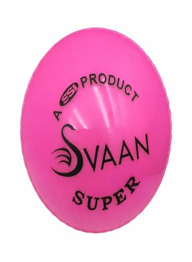 كرة سفان الهوائية | كرة كريكيت | كرة هوائية من مادة PVC | كرة تدريب بلاستيكية متينة فائقة القوة 105 جرام لجميع الفئات العمرية للتدريب والمباريات الداخلية والخارجية للكريكيت | مقاومة للماء تدوم طويلاً | عبوة من 6 كرات | - Image 3