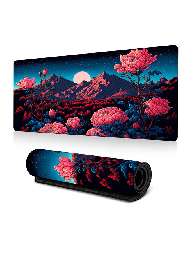 Bluejw Popular Cross-border Foreign Trade Landscape Painting Landscape Table Pad Mouse Pad Flowers And Trees Mouse Pad Large Wholesale Heat Transfer - Image 1