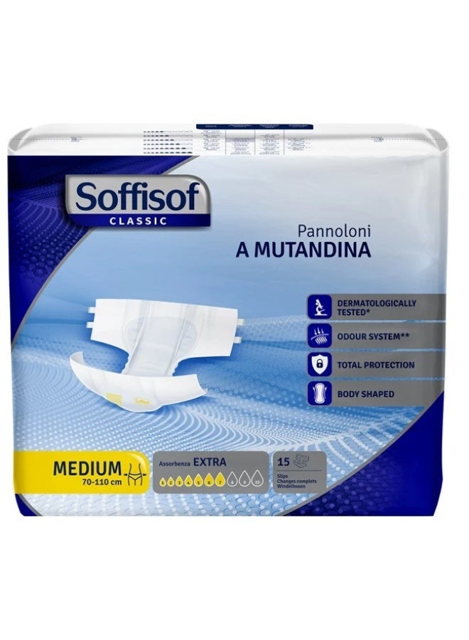 Soffisof Classic Extra M Pants Diaper 15 Pieces - Image 1
