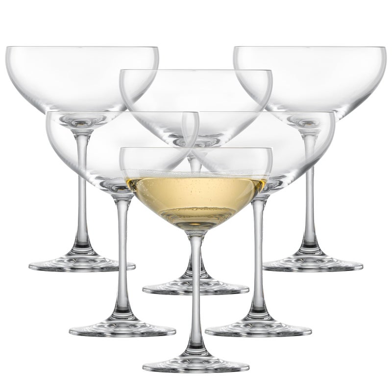 SCHOTT ZWIESEL SCHOTT ZWIESEL Bar Special Champagne Bowl Set of 6 Elegant Champagne Glasses DishwasherSafe Tritan Crystal Glasses Made in Germany 95 Ounce