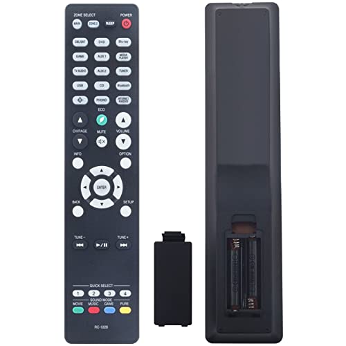 PERFASCIN RC-1228 Remote Control fit for Denon Network AV Receiver Sub RC-1227 RC-1217 RC-1218 RC-1192 AVR-X3600H AVR-X2600H AVR-S950H AVR-X3500H AVR-S940H AVR-X2500H - Image 1