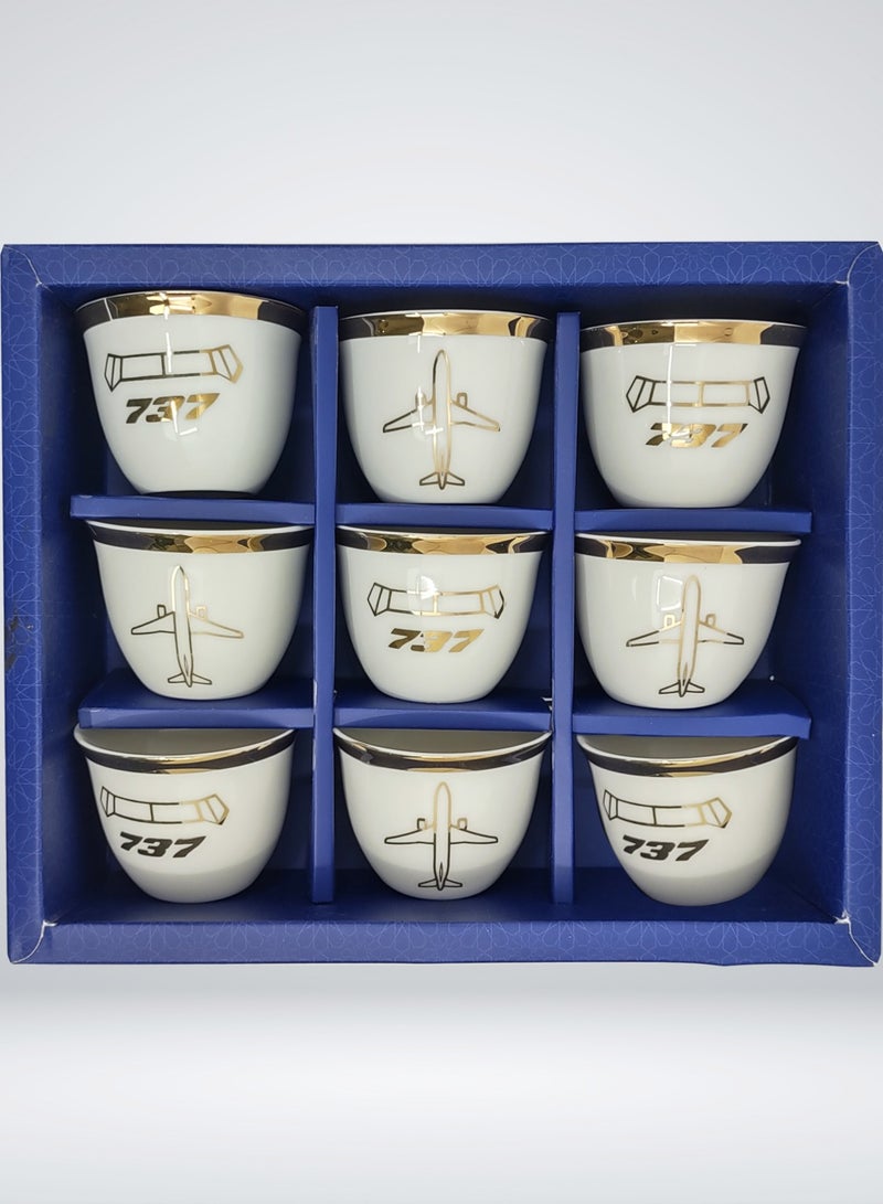 Fighter Gifts 737 Tea Cup Set - Image 2
