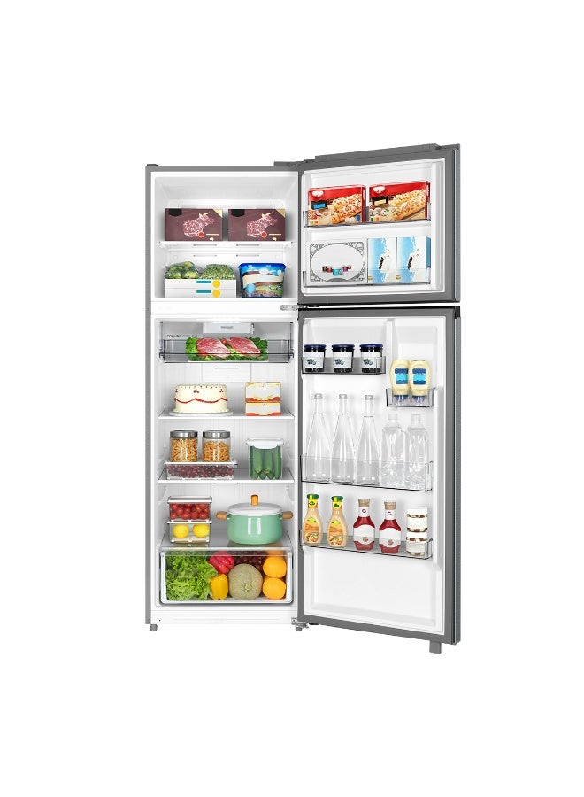 Midea 533L Gross / 376L Net Top Mount Refrigerator MDRT533MME50DO – Inverter Quattro, No Frost, Lumi Button Panel, Super Freeze, Max Cube, Extra Cold, 2L Bottle Rack, Energy Efficient, Silver MDRT533MME50DO silver - Image 3