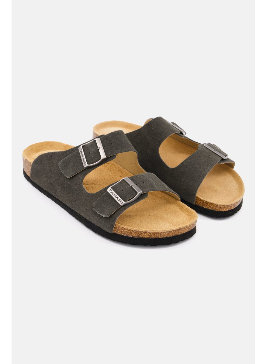 Men Plain Slip On Cork Sandals, Dark Grey - pzsku/ZFD2A9969179F72DBA795Z/45/_/1726109166/b3d5ef2a-a4be-42a4-b56c-bd055628a145