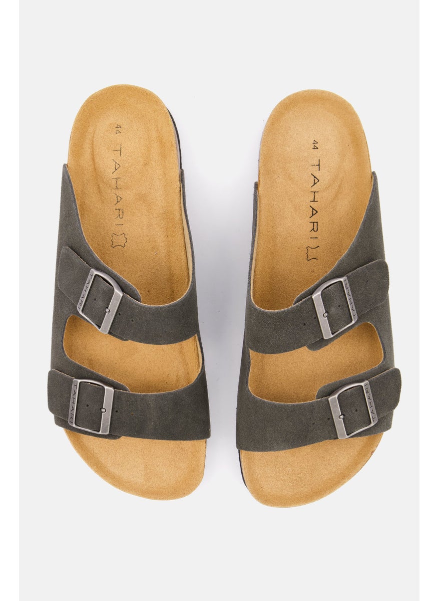 Men Plain Slip On Cork Sandals, Dark Grey - pzsku/ZFD2A9969179F72DBA795Z/45/_/1739715411/5f0dcb4f-ab85-4efe-bfaa-f37ceec5ce03