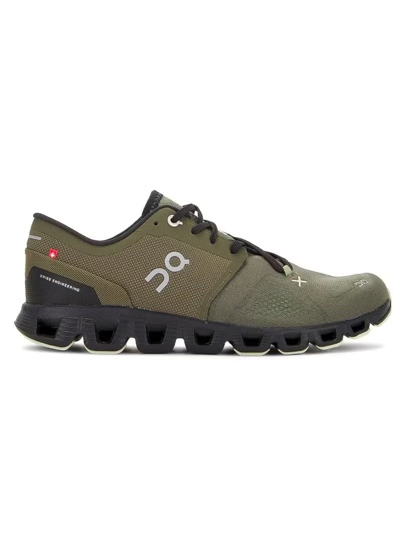 On Cloud X3 Running Shoes – Olive Green | Lightweight & Breathable Sneakers, - Image 1
