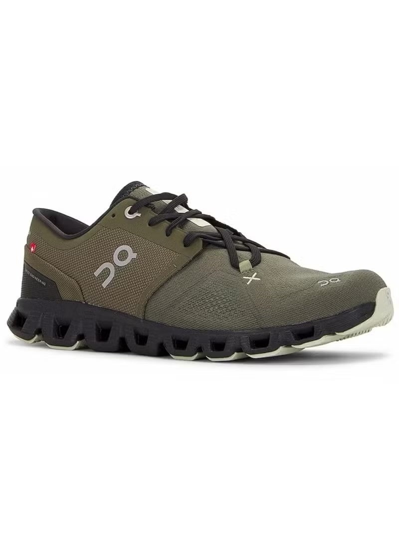 On Cloud X3 Running Shoes – Olive Green | Lightweight & Breathable Sneakers, - Image 5