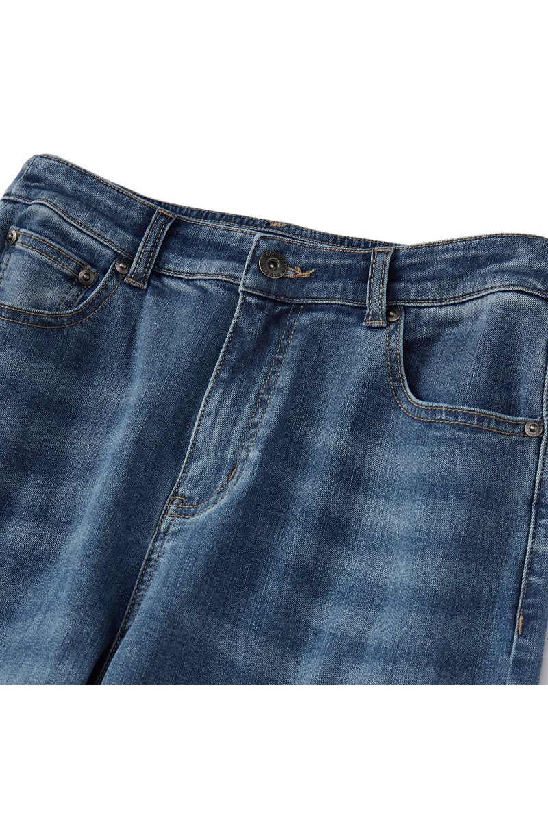 جيوردانو بنطلون جينز أزرق داكن للنساء - Image 3