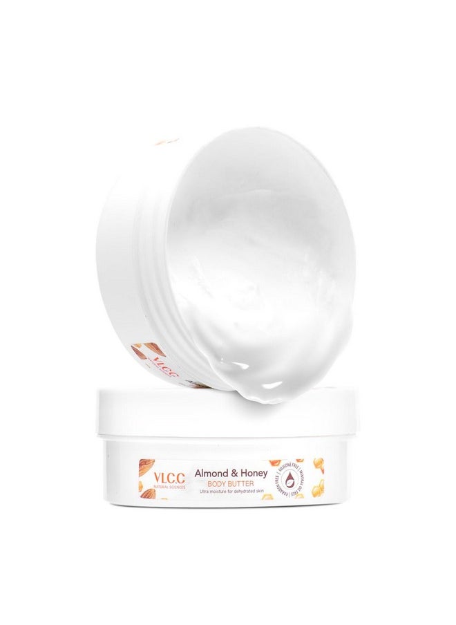 VLCC Almond & Honey Body Butter - 200g | Deeply Moisturizing Body Butter for Dehydrated Skin | Intensely Hydrating Body Cream for Soft, Smooth, Hydrated Skin with Almond Oil & Honey - pzsku/ZFD2AC4092676D7D2BAE9Z/45/_/1738306322/dbf61d2c-ab7b-4fbb-8a96-d285c37bb85b