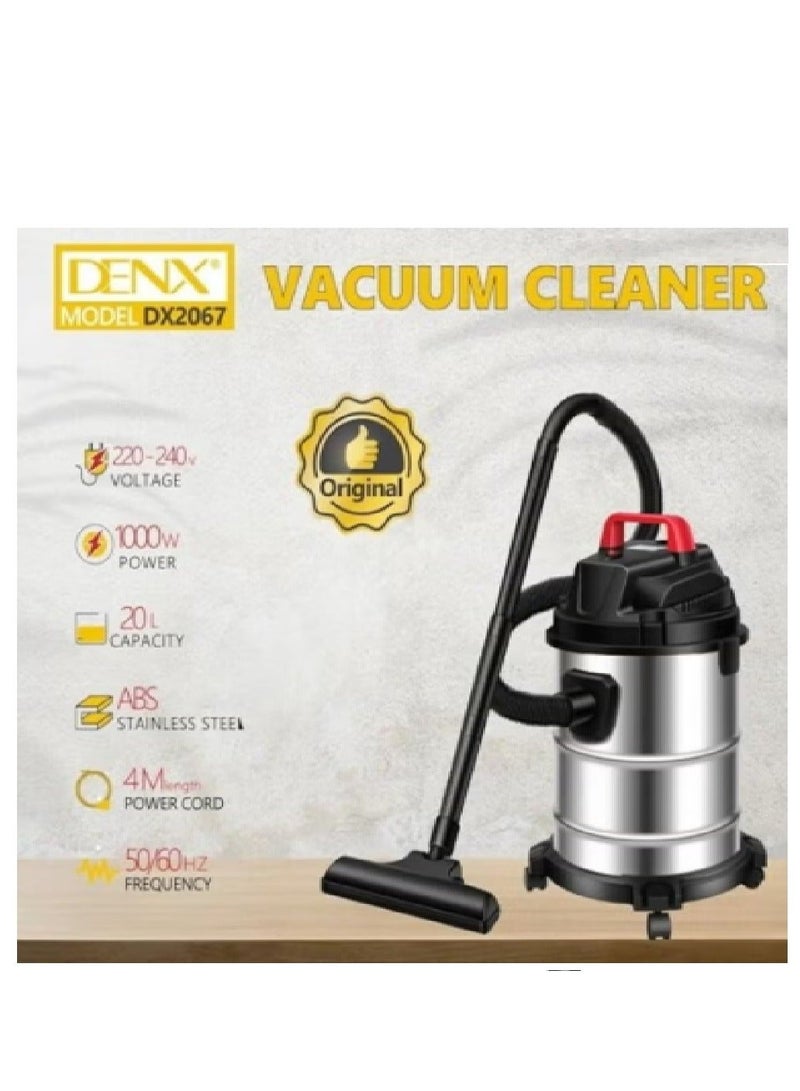 Denx DX2067 VACUUM CLEANER 20L - Powerful 1000W - Image 1