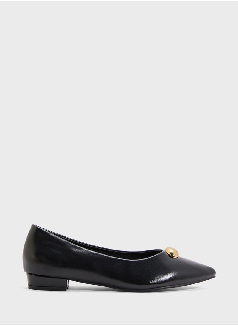 ELLA Ladies Pointed Ballerina Flat  - Image 1