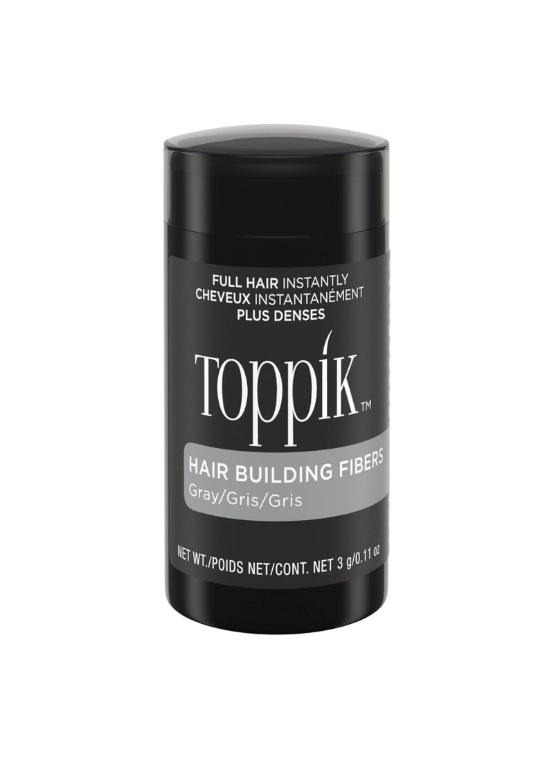 Toppik Hair Building Fibers Gray Hair Color 3 Grams  - Image 1
